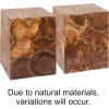 imageCreative CoOp Teakwood Root Square End Table NaturalEnd Table