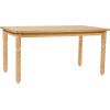 imageCreative CoOp Wood Dining Table with Carved Legs and Natural Finish Natural