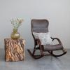 imageCreative CoOp Woven Rattan and Bamboo Accent Natural Chair