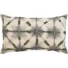 imageCreative CoOp Linen Printed Lumbar HandEmbroidery and Chambray Back Multicolor Pillows 24quot L x 14quot W x 1quot H