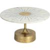 imageCreative CoOp Luxe Aluminum and Marble CoffeeTable Gold