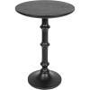 imageCreative CoOp Modern Sculptural Wood End Table Matte Black