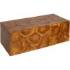 imageCreative CoOp Teakwood Root Square End Table NaturalCoffee Table