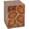 imageCreative CoOp Teakwood Root Square End Table NaturalEnd Table
