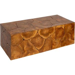 imageCreative CoOp Teakwood Root Square End Table NaturalCoffee Table