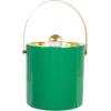 imageCreative CoOp 15Quart Enameled Stainless Steel Ice Bucket with Lid Turquoise 6quot round Green