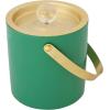 imageCreative CoOp 15Quart Enameled Stainless Steel Ice Bucket with Lid Turquoise 6quot round Green