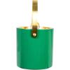 imageCreative CoOp 15Quart Enameled Stainless Steel Ice Bucket with Lid Turquoise 6quot round Green