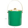 imageCreative CoOp 15Quart Enameled Stainless Steel Ice Bucket with Lid Turquoise 6quot round Green