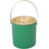 imageCreative CoOp 15Quart Enameled Stainless Steel Ice Bucket with Lid Turquoise 6quot round Green