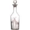 imageCreative CoOp 20Ounce Etched Glass Decanter with Giraffes and Glass Stopper Clear