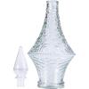 imageCreative CoOp 2Quart Embossed Glass Decanter with Glass Stopper Clear