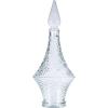 imageCreative CoOp 2Quart Embossed Glass Decanter with Glass Stopper Clear
