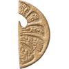 imageCreative CoOp Antique Metal Lemon Slice Shaped Bottle Opener Gold