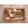imageCreative CoOp Beech Wood Dish Brush with Leather Strap