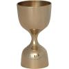 imageCreative CoOp Brass 1Ounce2Ounce Double Sided Cocktail Jigger 2quot round