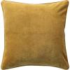 imageCreative CoOp Cotton Velvet Pattern and Piping Pillow Chartreuse Square Multi