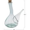 imageCreative CoOp Large Reclaimed Traditional Glass Wine Pitcher with Cork Clear