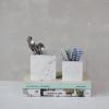 imageCreative CoOp Large Square Marble Container White