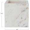 imageCreative CoOp Large Square Marble Container White