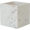 imageCreative CoOp Large Square Marble Container White