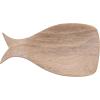 imageCreative CoOp Mango Wood Whale Shaped Spoon Rest Natural Serveware 8quot L x 4quot W x 1quot H