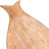 imageCreative CoOp Mango Wood Whale Shaped Spoon Rest Natural Serveware 8quot L x 4quot W x 1quot H