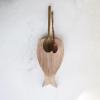 imageCreative CoOp Mango Wood Whale Shaped Spoon Rest Natural Serveware 8quot L x 4quot W x 1quot H