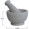 imageCreative CoOp Marble Mortar and Pestle White