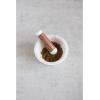 imageCreative CoOp Marble and Acacia Wood Mortar and Pestle Set of 2