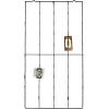 imageCreative CoOp Metal PhotoCard Holder with 3 Postcards