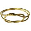 imageCreative CoOp Metal Twisted Napkin Rings Gold Finish Set of 4