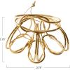 imageCreative CoOp Metal Twisted Napkin Rings Gold Finish Set of 4