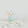 imageCreative CoOp Multicolor 6Piece Glass Cocktail Stir Stick Set with Stripes 6quot L