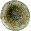 imageCreative CoOp Round Stoneware Bowl with Reactive Crackle Glaze Teal Set of 4