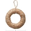 imageCreative CoOp Round Woven Jute Trivet with Loop Natural