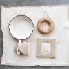 imageCreative CoOp Round Woven Jute Trivet with Loop Natural