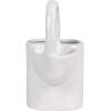 imageCreative CoOp Stoneware Dish Brush White Speckled Finish Sponge Holder