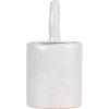 imageCreative CoOp Stoneware Dish Brush White Speckled Finish Sponge Holder