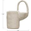 imageCreative CoOp Stoneware Dish Brush White Speckled Finish Sponge Holder