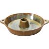 imageCreative CoOp Stoneware Dish Reactive Glaze Brown Each One Will Vary Toothpick Holder
