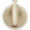 imageCreative CoOp White Round Stoneware Mortar and Pestle Set Set of 2 Medium