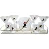 imageCreative CoOp 11Piece Vintage Reproduction Glass Barware Set with Penguin Decal Gold Finish