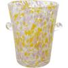imageCreative CoOp 2 Quart HandBlown Confetti Glass Ice Bucket with Handles Multicolor Yellow