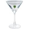 imageCreative CoOp 6Ounce Stemmed Martini Glass with Olive Inside Green and Red