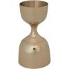 imageCreative CoOp Brass 1Ounce2Ounce Double Sided Cocktail Jigger 2quot round