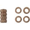 imageCreative CoOp Handwoven Rattan Napkin Rings Set of 4 Natural