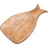 imageCreative CoOp Mango Wood Whale Shaped Spoon Rest Natural Serveware 8quot L x 4quot W x 1quot H
