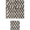 imageCreative CoOp Paper Cocktail Napkins with Leaf Pattern Design Cream and Black Set of 50