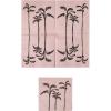 imageCreative CoOp Paper Napkins with Palm Trees Design Whit and Black Set of 50